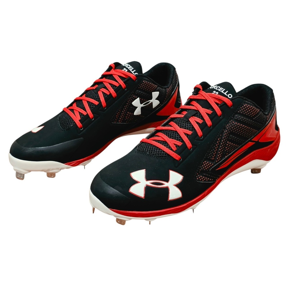 Rick Porcello 22 Under Armour Player Issued Baseball Cleats Red Sox 12.5 3021091